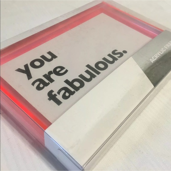 INC Bright Pink Stand Alone Desktop Picture Frame - Picture 6 of 6